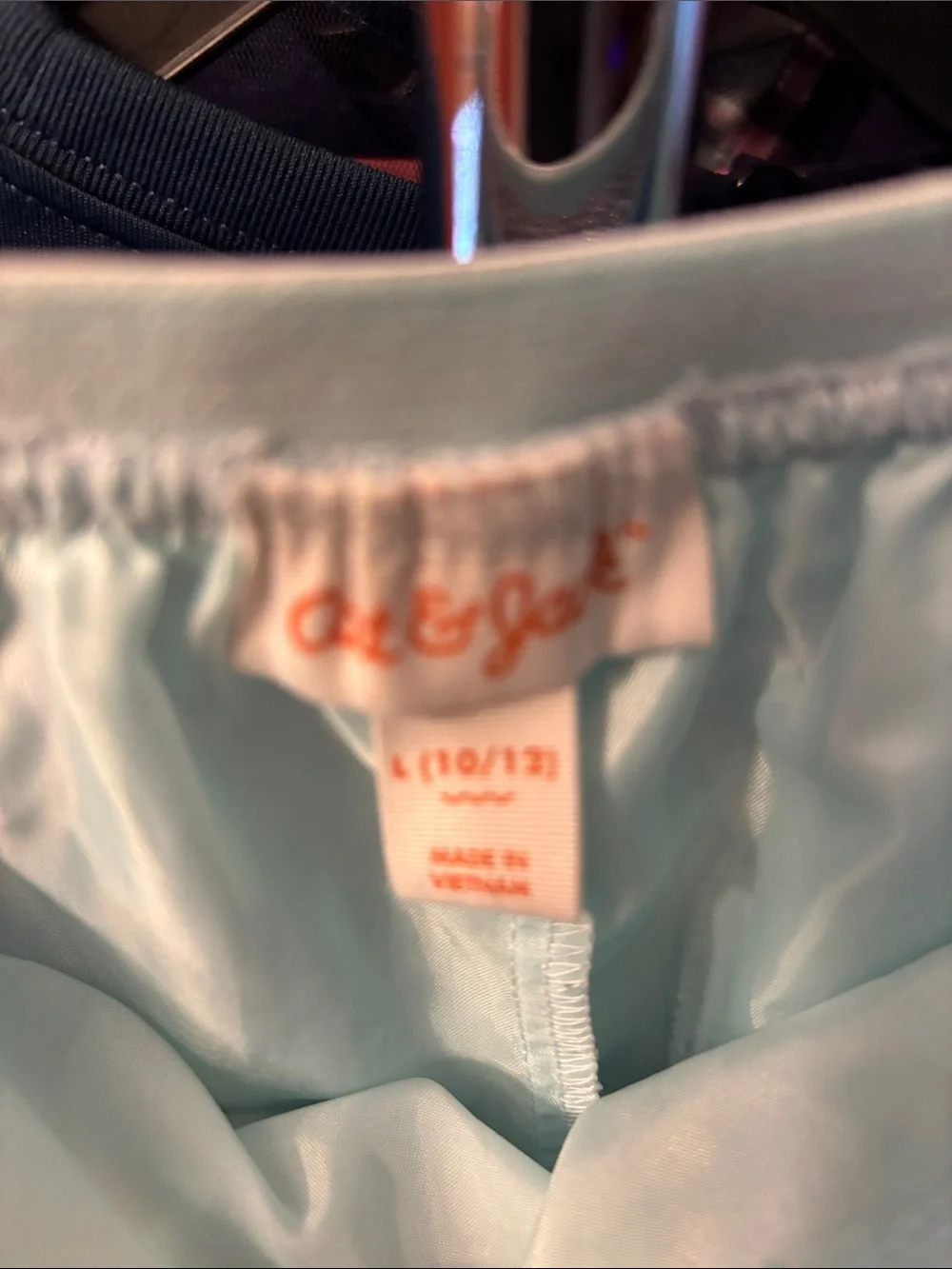 Cat & Jack Light Mint Tulle Skirt with Sparkle Trim